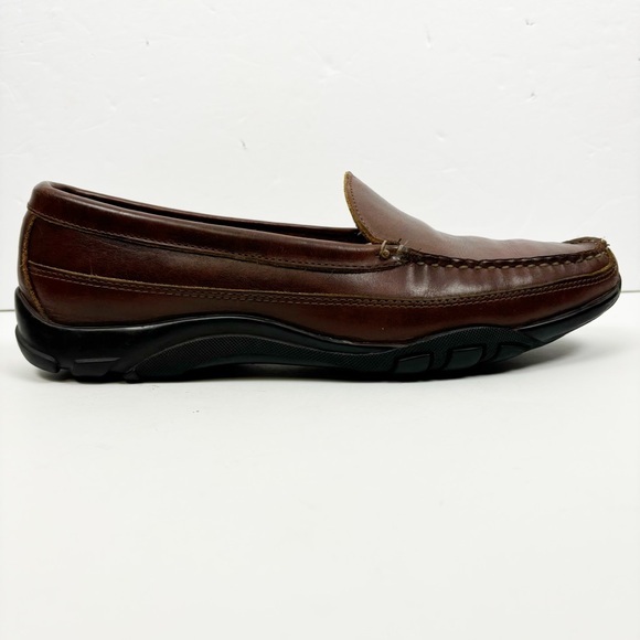 Allen Edmonds Shoes Men Size 9.5D Brown Boulder Venetian Driving Loafer - Picture 9 of 11